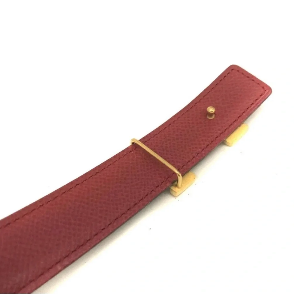 HERMES Constance H Couchevel Leather 70cm Woman Belt